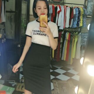 Chân váy bút chì công sở