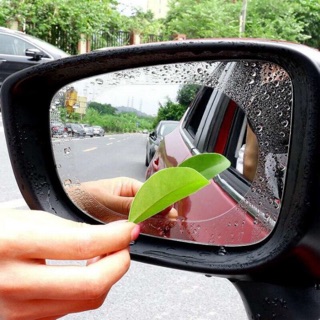 Bộ 2 Miếng Dán Chống Nước Gương Chiếu Hậu Xe Hơi, Ô tô, Xe Tải Công Nghệ Nano