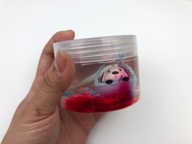 Slime Cutie Dog Basket - chất clear slime