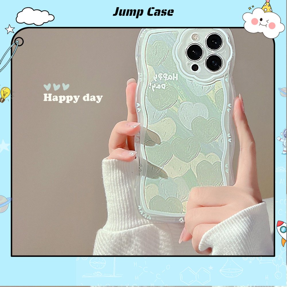 Ốp Điện Thoại Tpu Mềm Trong Suốt Viền Gợn Sóng Cho iPhone 13 13pro 13prm iPhone 11 7Plus 8Plus Xr XS 13 12 Pro Max