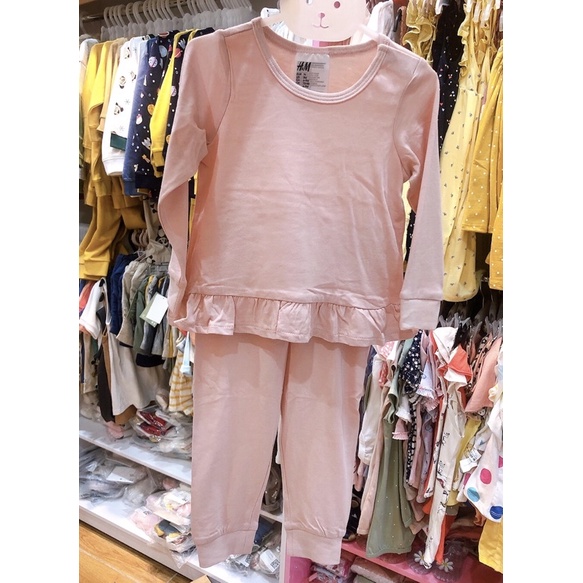Set 3 bộ pyjama HM auth bé