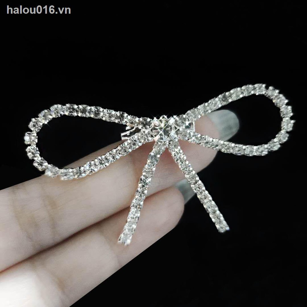 Ghim Cài Áo Hình Nơ Đính Kim Cương Giả Thời Trang Cho Nữ