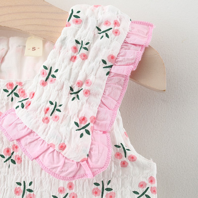 Váy công chúa bé gái Váy hoa  nhí bé gái size 1-3 tuổi VH78