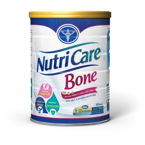 [Date Mới] Sữa NutriCare Bone 900G Tăng Cường Canxi/Giúp Xương Chắc Khỏe/Phòng Loãng Xương cho người trưởng thành