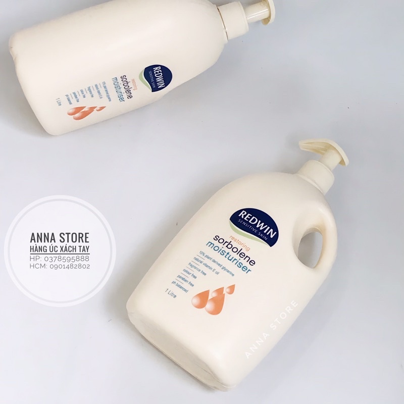Kem dưỡng thể vitamin E Redwin 1L.