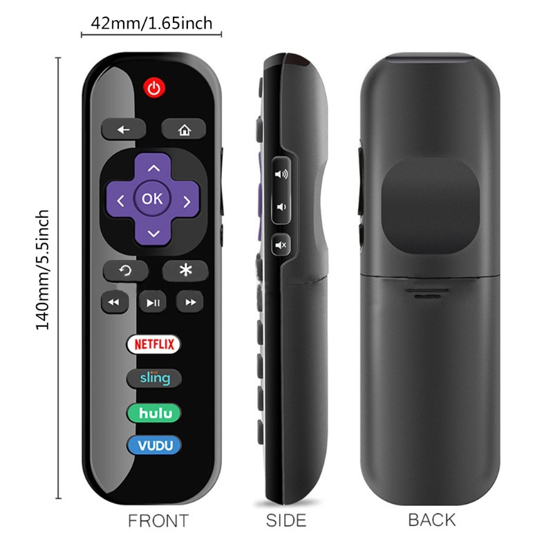 NETFLIX Điều Khiển Từ Xa Cho Tv Tcl Roku Tv Rc280