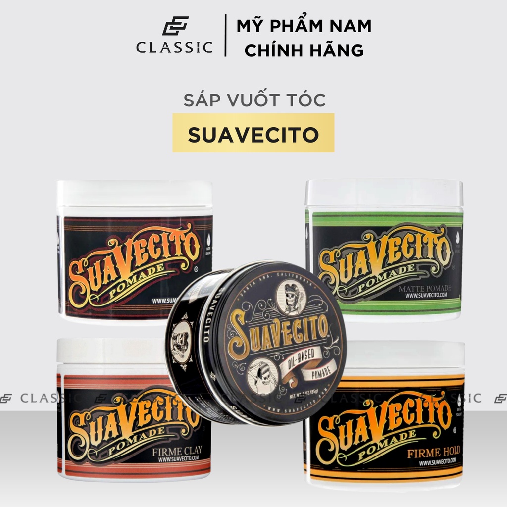 Tổng Hợp Sáp Vuốt Tóc Suavecito Pomade