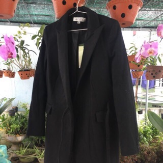 Áo khoác dạ dáng dài unisex