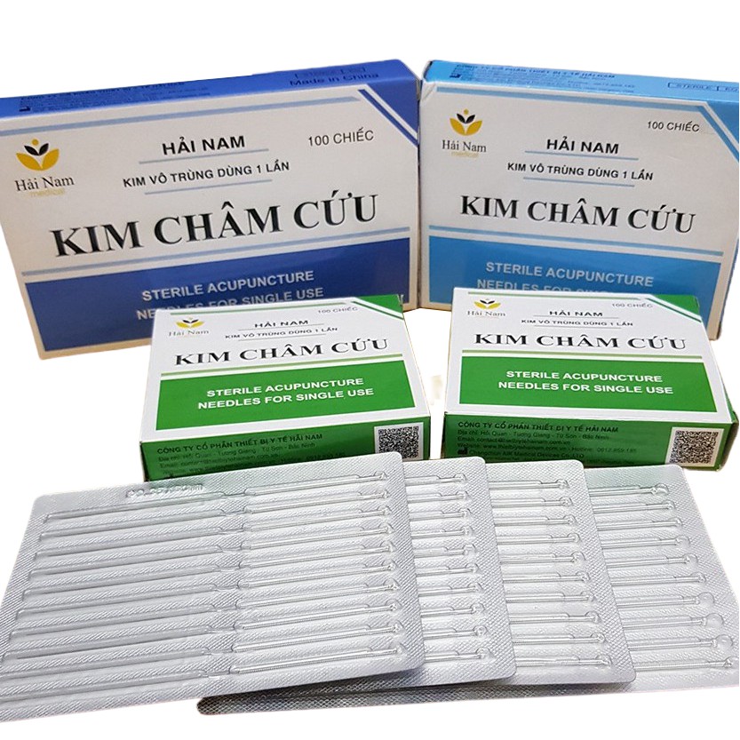 Kim châm cứu Hải Nam đã tiệt trùng đầy đủ các số, chất liệu cao cấp,đảm bảo an toàn không rỉ, không gãy