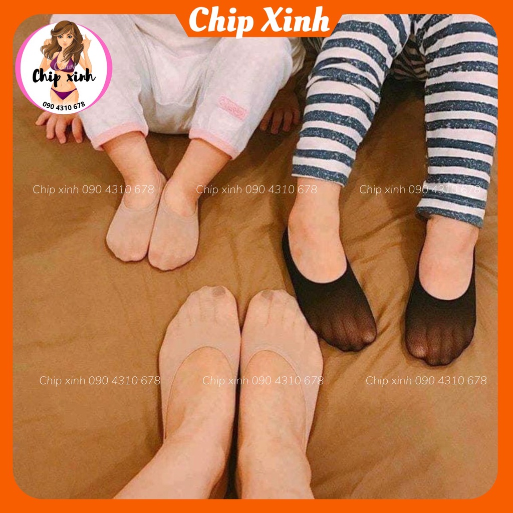 Tất hài nữ nửa bàn chân dày dặn, mềm mịn Hali