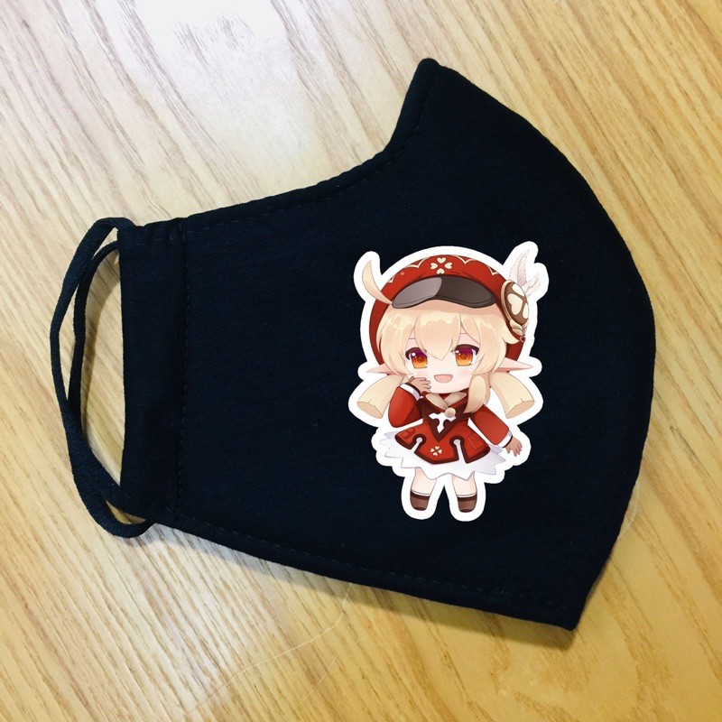 khẩu trang Klee genshin impact / khẩu trang anime Game genshin impact