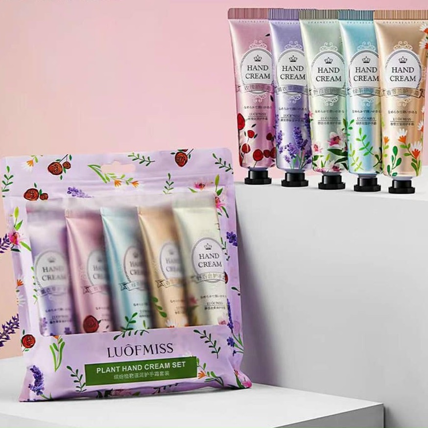 SET 5 TUÝP KEM DƯỠNG TAY LUÔMISS MỀM MỊN SIÊU HOT