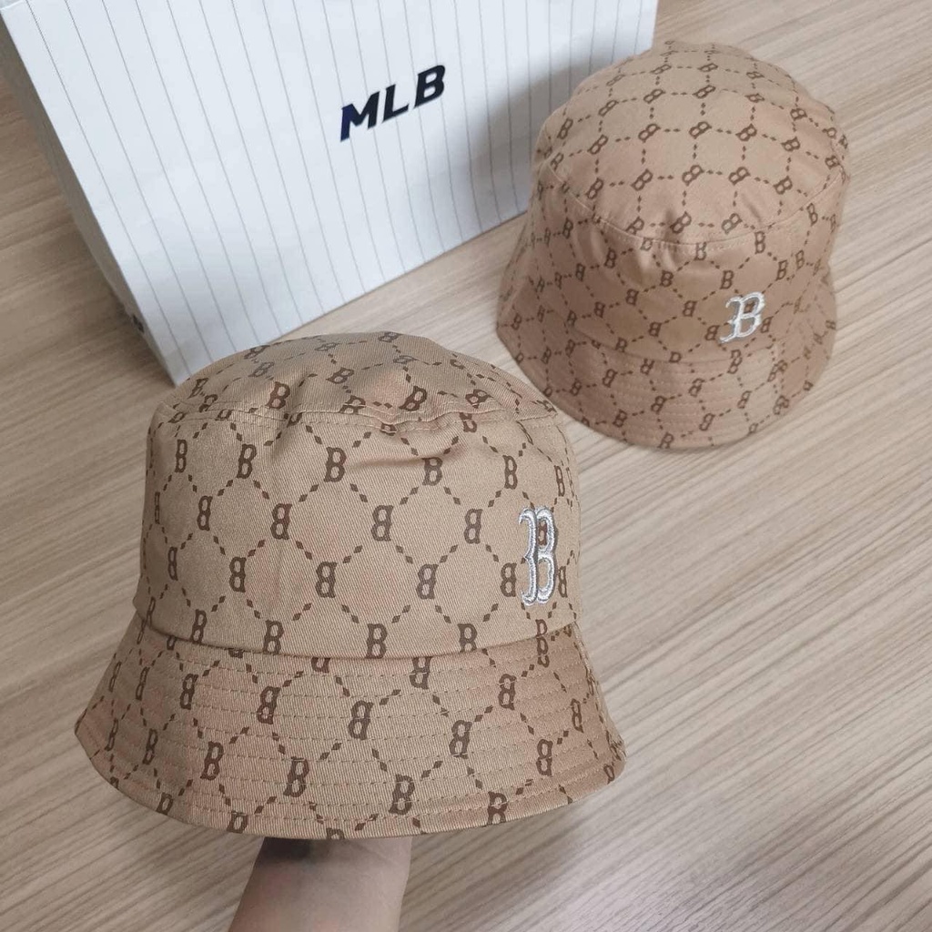 Bucket MLB Monogram diamond 2021 unisex nam nữ 2 màu thời trang