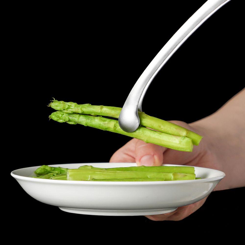 1 Kẹp Gắp Thức Ăn Bằng Thép Không Gỉ Cách Nhiệt