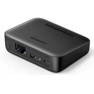 Ugreen 10941 Print Server rj45 chia sẻ máy in giao thức RAW cổng usb cho mạng nội bộ kèm dây nguồn micro CM428