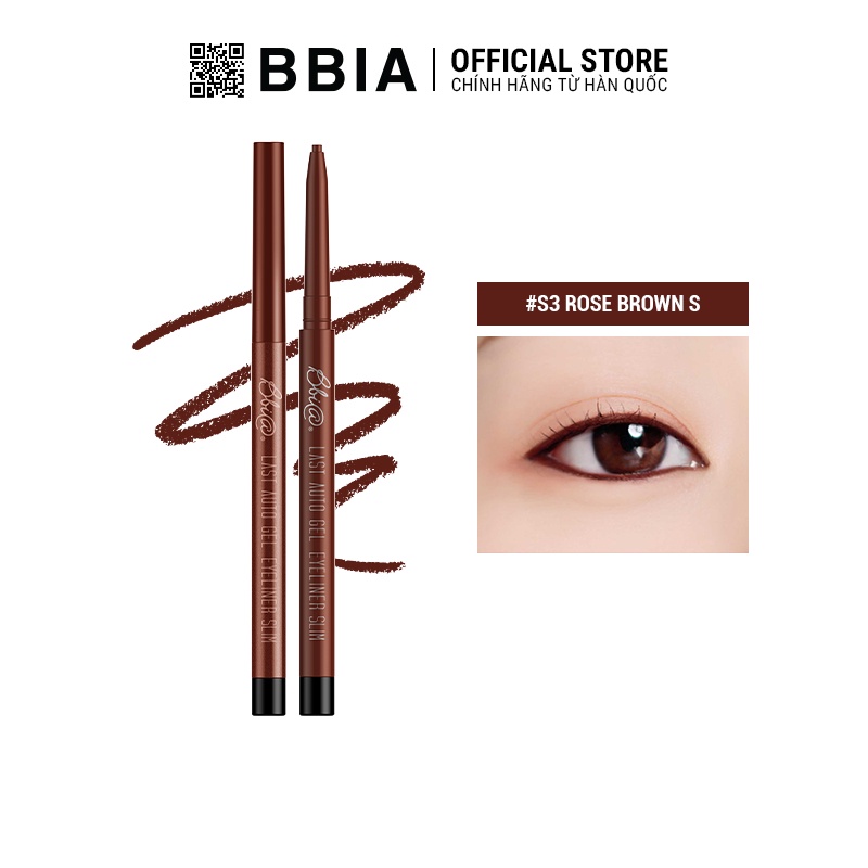 Chì Kẻ Mắt Bbia Last Auto Gel Eyeliner Slim (5 màu) 0.1g Bbia Official Store