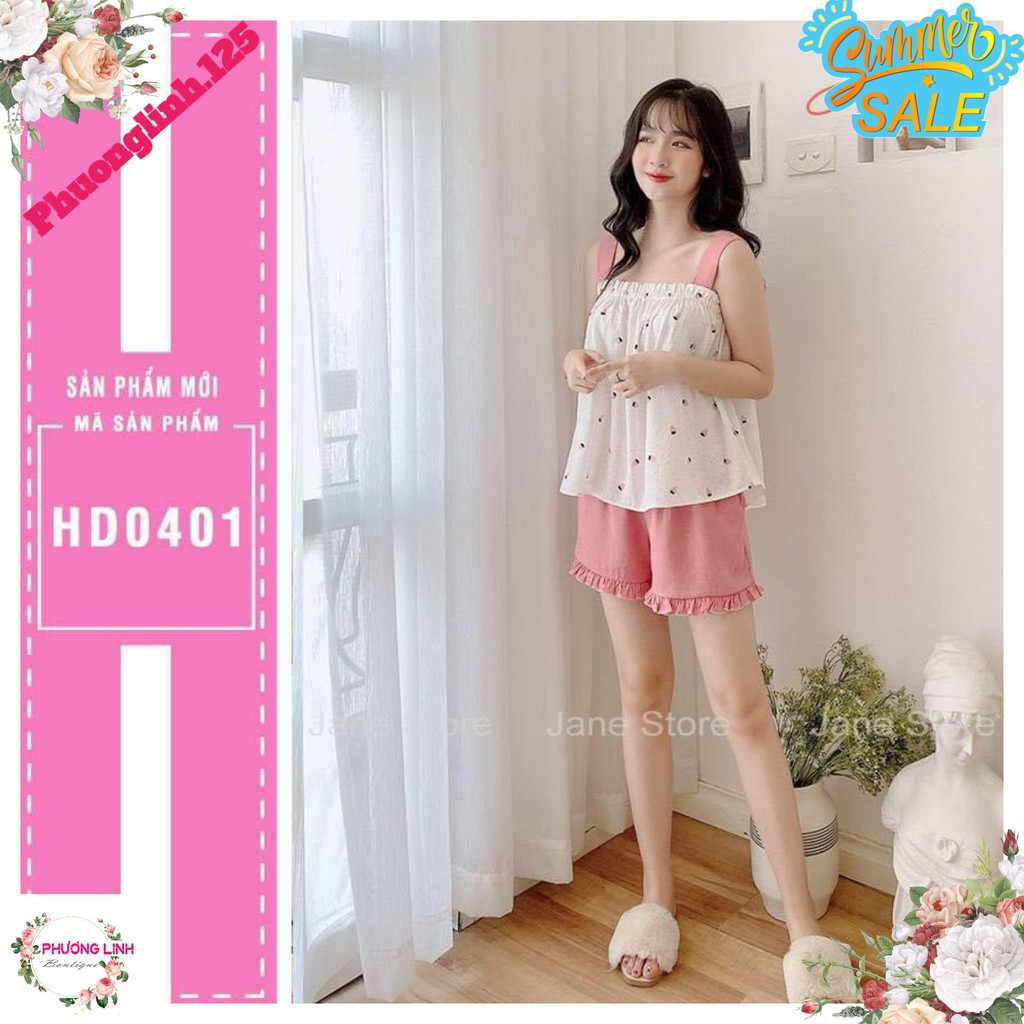 ⚡️phuonglinh.125⚡️ BỘ 2S DÂU TÂY NHỎ 2M HỒNG VÀNG CHO NỮ