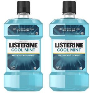 Nước Súc Miệng Listerine Diệt Khuẩn Cool Mint 750ML ( 100ML, 250ML , 500ML, 750 ML)