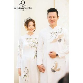 Áo dài cặp cô dâu, chú rể