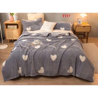 Chăn lông tuyết tăm 4 mùa mềm bóng mịn lông thỏ nỉ nhung TT17 hè thu đông giữ nhiệt tốt hàng cao cấp