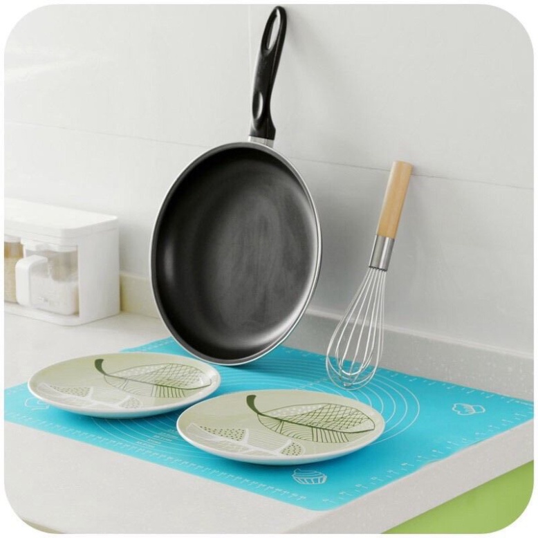 Thảm nhồi bột silicon chống dính 40x50cm tiện dụng trong nhà bếp - Thảm nhào bột silicon màu ngẫu nhiên