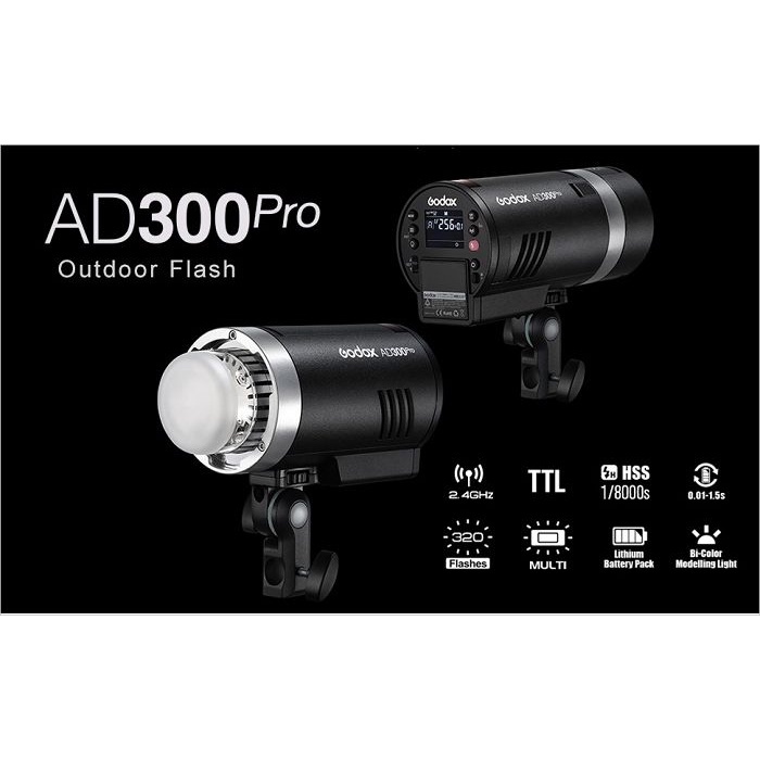 Đèn flash Godox AD300 Pro Hàng chính hãng bảo hành 12 tháng