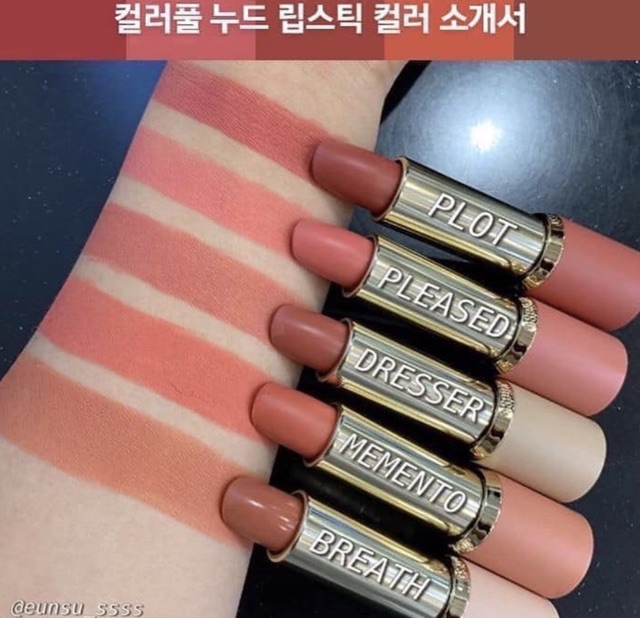 SON ESPOIR NOWEAR LIPSTICK MẪU MỚI NHẤT 2019 (Hàng xách tay chính hãng)