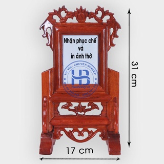 Khung ảnh thờ gỗ hương cỡ nhỏ 9x12cm| Miễn Phí In Ảnh Theo Khung | Nhận gửi Online qua mạng Zalo, Facbook