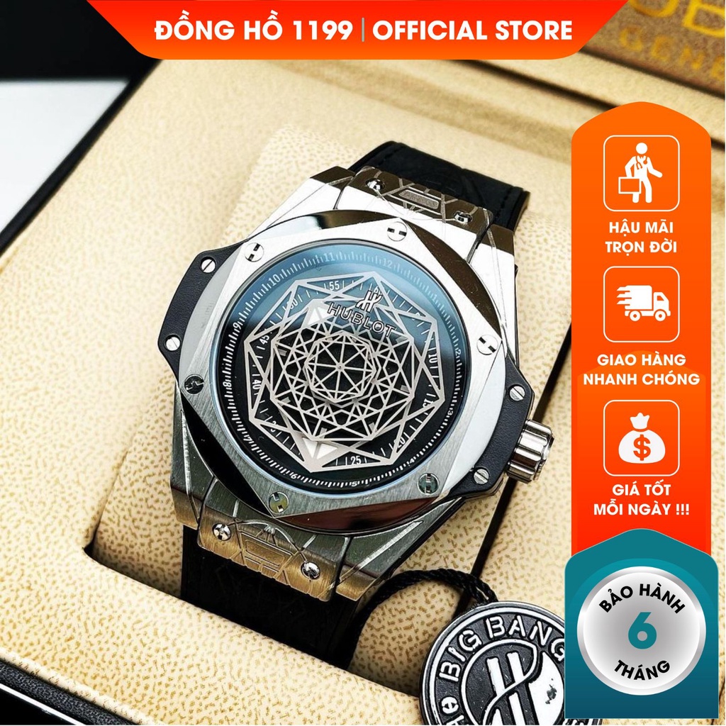 Đồng hồ cơ nam 1199WATCHES cao cấp chống nước chống xước tuyệt đối sang trọng bảo hành 6 tháng 8364