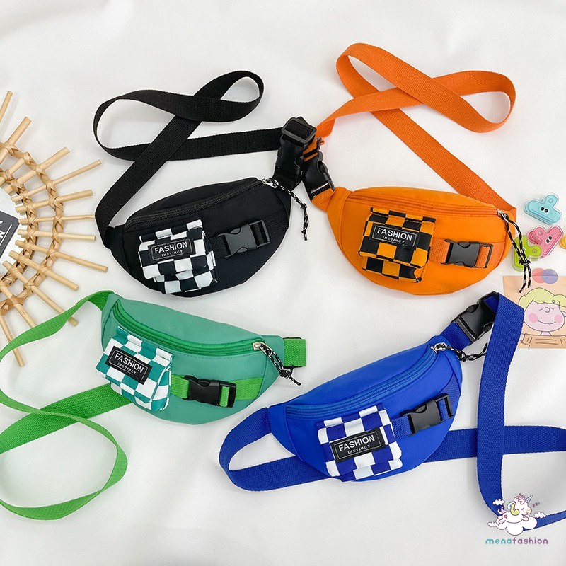 Túi Đeo Chéo Ngực Cỡ Nhỏ Kiểu Hàn Quốc Cá Tính Cho Bé Trai
