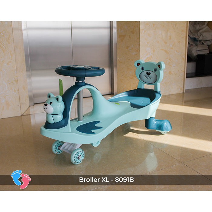 Xe lắc trẻ em Broller BABY PLAZA XL-8091B (có tựa lưng)