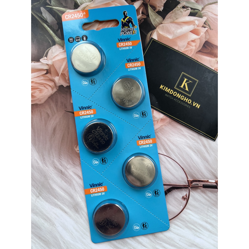 Viên Pin VINNIC CR2450N CR2450 2450 Lithium 3v