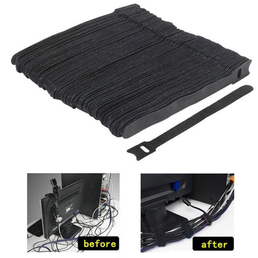 CLEOES Set 50 Dây Quấn Dây Cáp Nylon