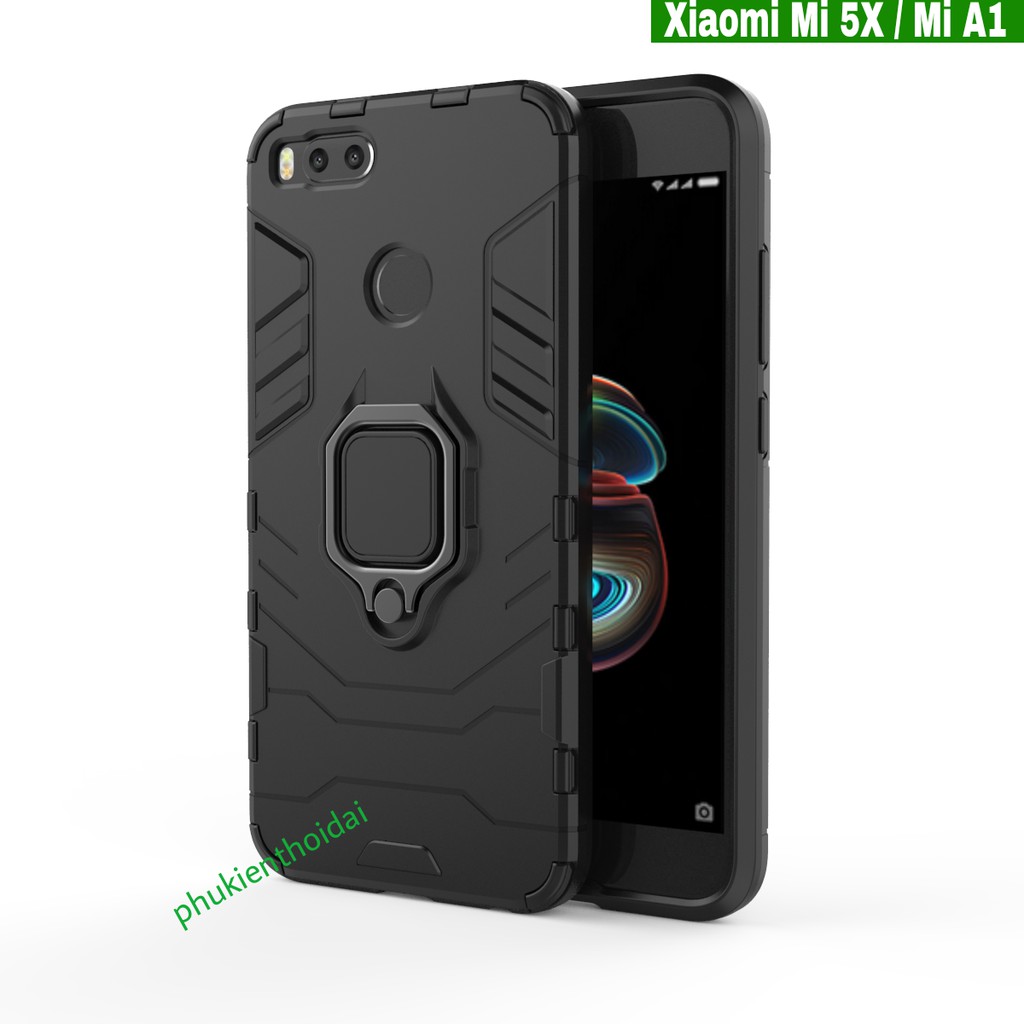 Ốp lưng Xiaomi Mi 5x / Mi A1 Iron man Iring mẫu mới chống sốc cao cấp