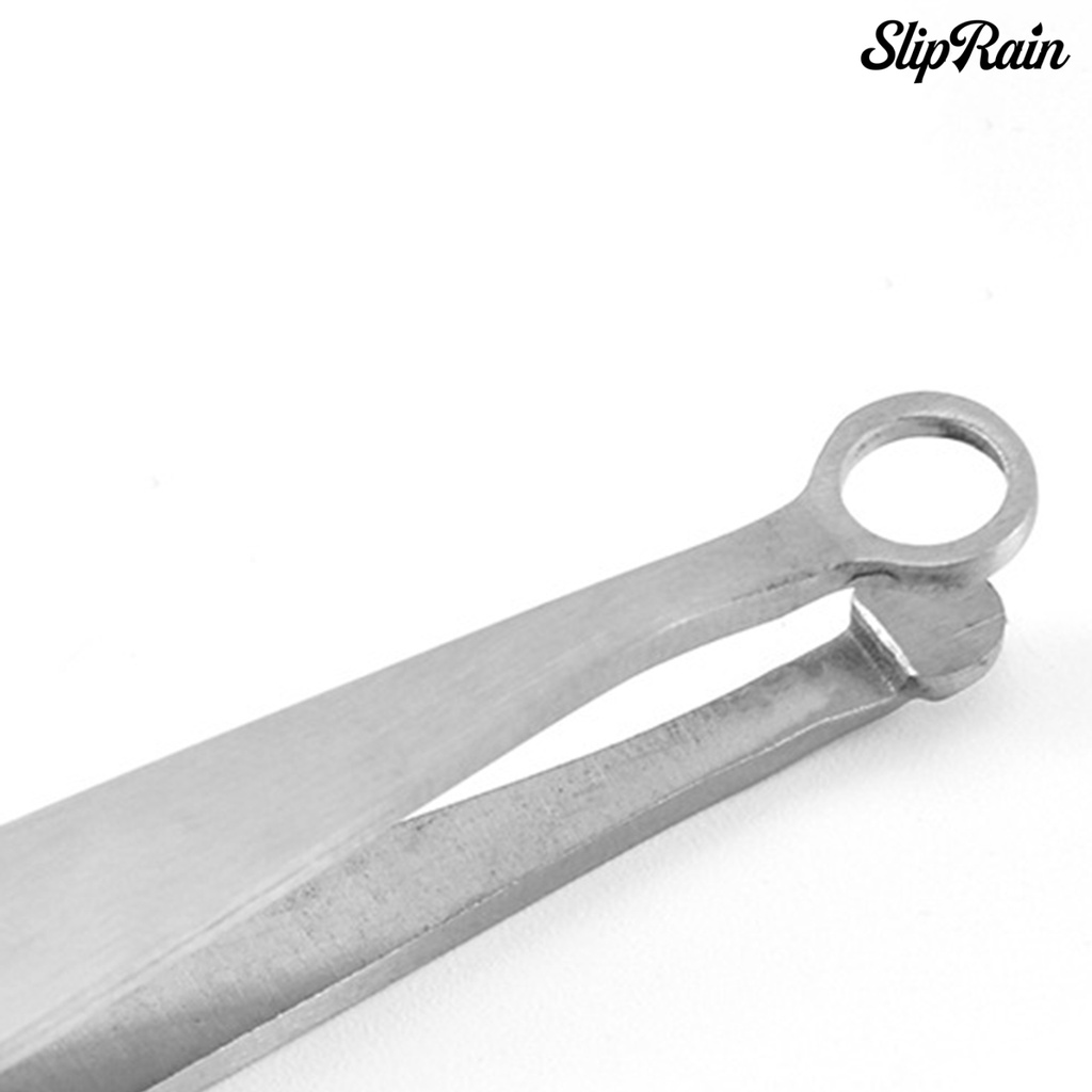 Sliprain ♥Nose Hair Tweezers 360 Degree Round Head Anti-Corrosion Solid Nose Hair Removal Tip