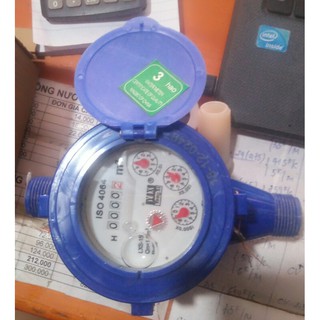 Đồng hồ nước chính hãng + Tặng kèm 1 cuộn cao su non (băng tan) - Đồng hồ nước sinh hoạt.