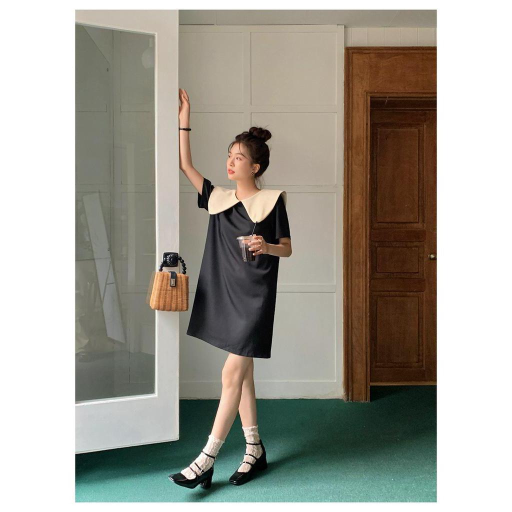 64130 Đầm Dáng Rộng Mặc Được Hai Mặt Có Thể Mặc Mùa Hè