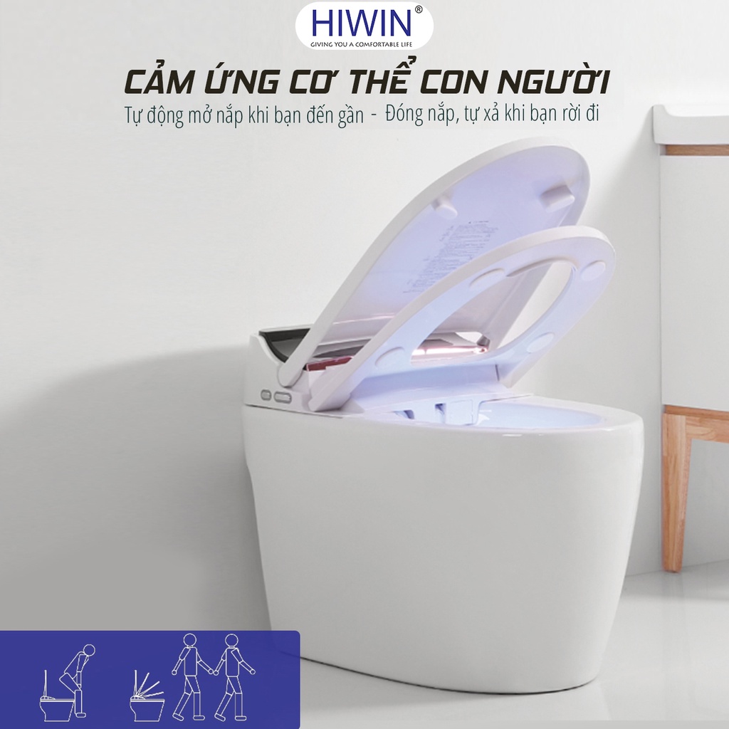 Bồn cầu thông minh thế hệ mới két nước âm HIWIN MT-888X