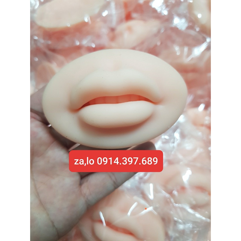 Môi 4D silicon Tập Luyện Phun Xăm môi 5D Silicon Mềm Mới
