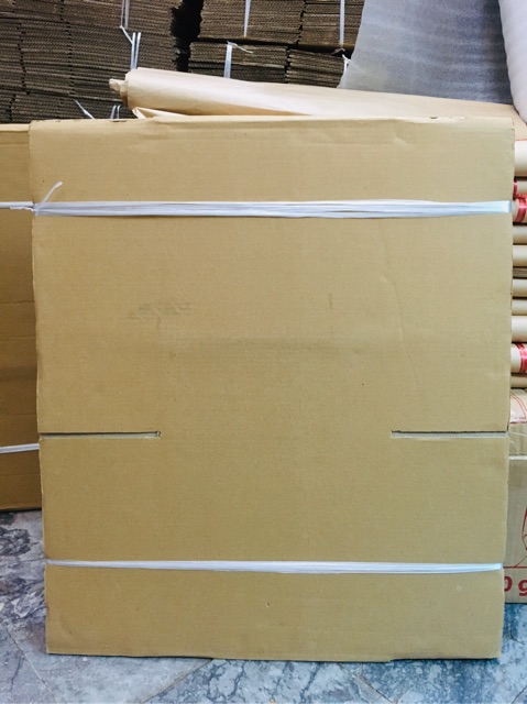 Thùng hộp carton 80x50x40 5 lớp sóng AB đóng gói hàng hóa, chuyển nhà size lớn