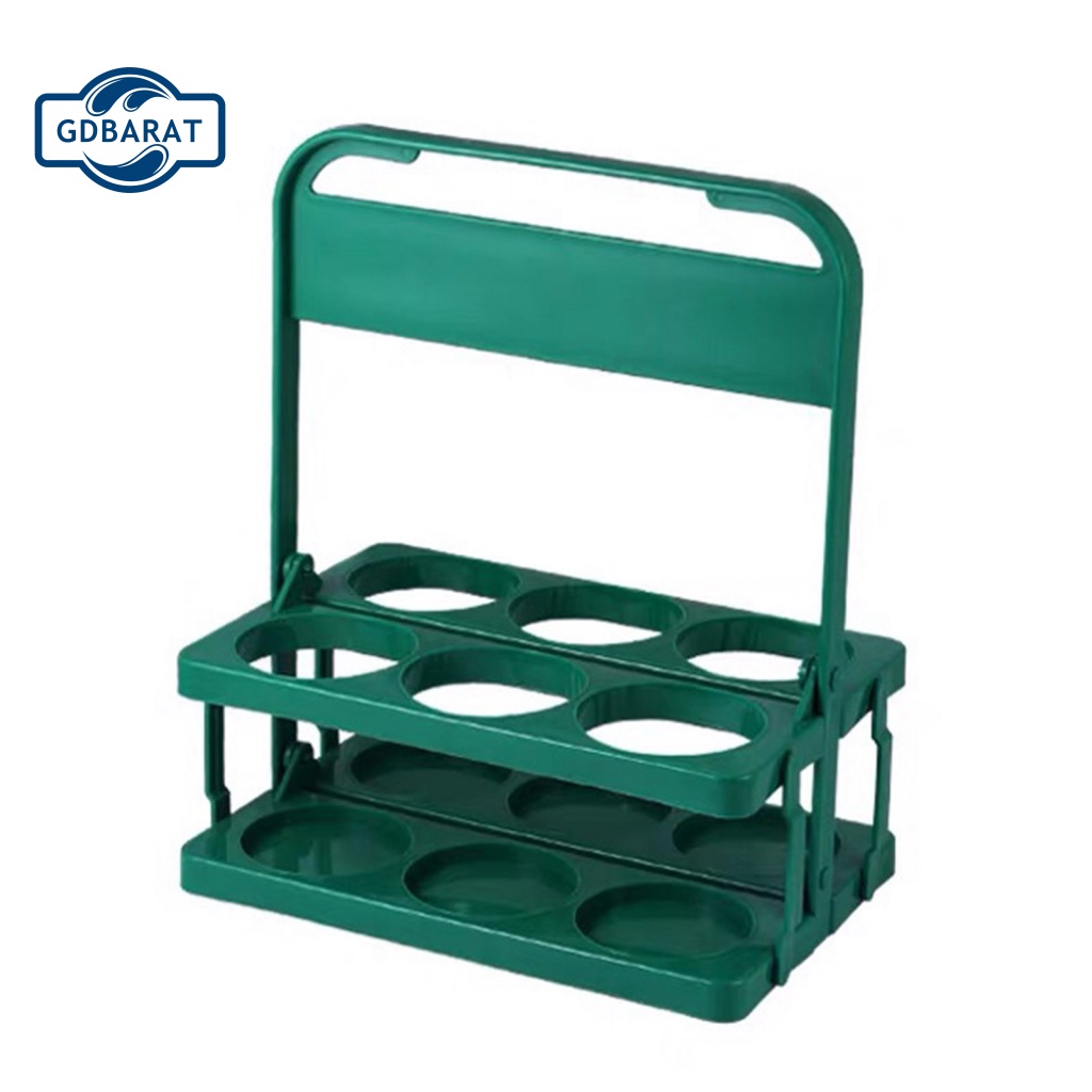 Giá Đỡ Chai Bia 6 Lỗ Có Thể Tái Sử Dụng