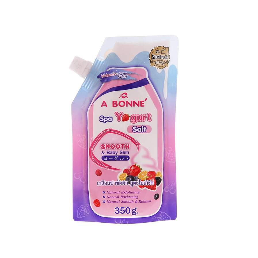 Muối tắm sữa bò tẩy tế bào chết A Bonne Spa Milk Salt 350g - có vòi