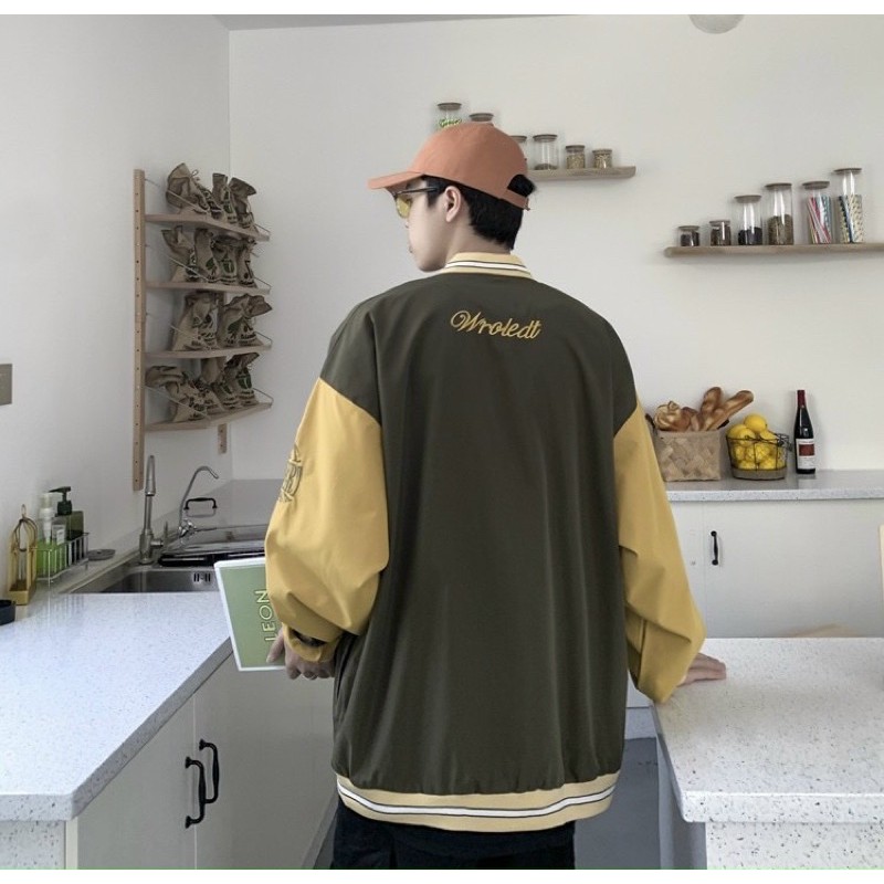 ÁO BOMBER BÓNG CHÀY WROLEDT ( hình chụp thật )