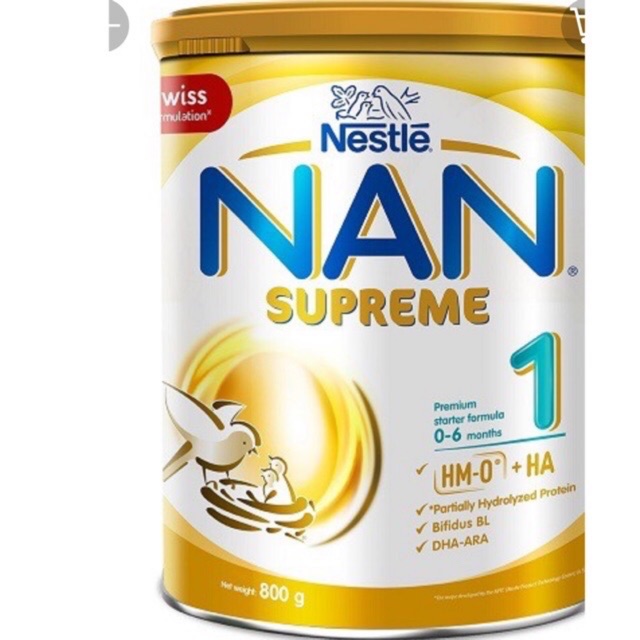 Sữa nan supreme 1800g lon nhám mẫu mới date mới nhất