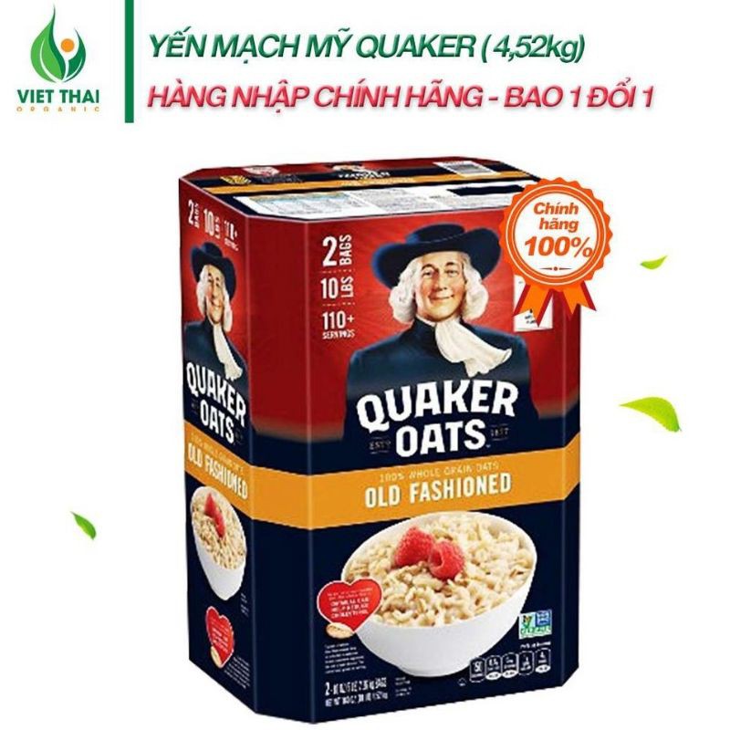 Yến mạch ông già 4kg25 hàng mỹ