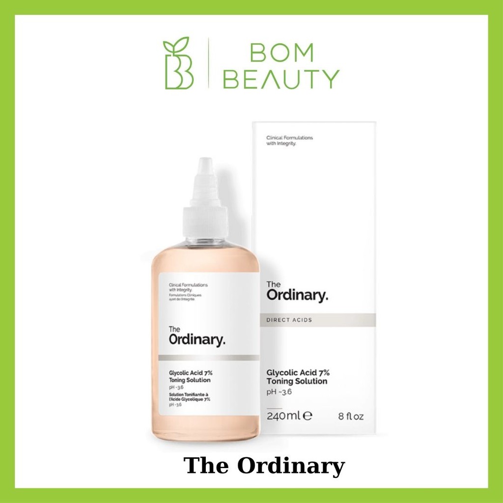 The Ordinary Glycolic Acid 7% Toning Solution 240ml (bill Đủ)