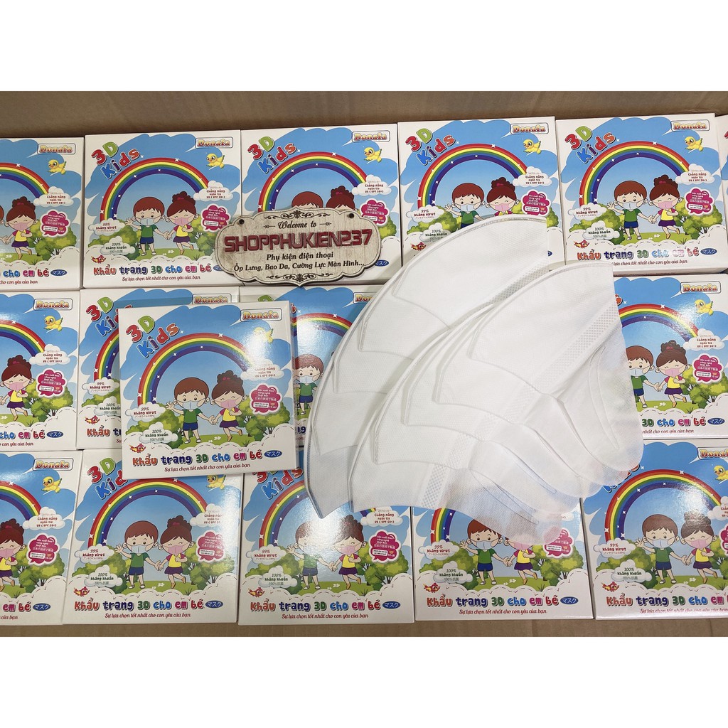 Khẩu trang 3D y tế cho bé hộp 10 cái | BigBuy360 - bigbuy360.vn