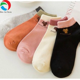combo 10 đôi tất mèo nữ cổ ngắn