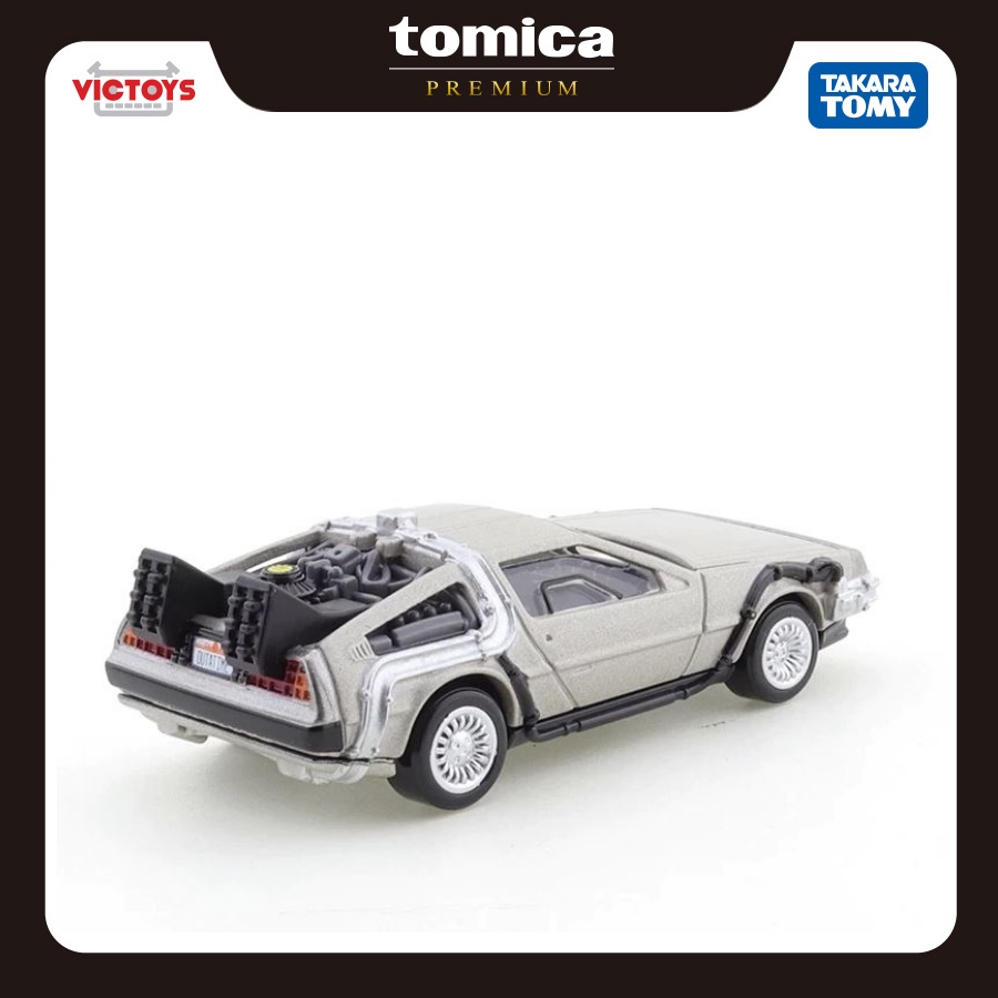 Xe Mô Hình Tomica Premium Unlimited 07 Back to the Future De Lorean  186915 - Victoys
