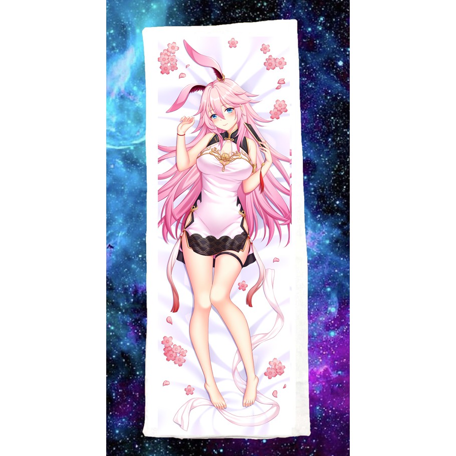 Gối ôm dài Honkai Impact 3 dài 1mx40cm có bông